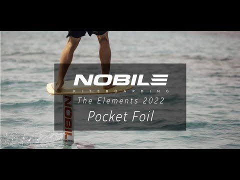 Nobile Pocket Skim Zen Foil Freeride kiteboard + hydrofoil G10 19