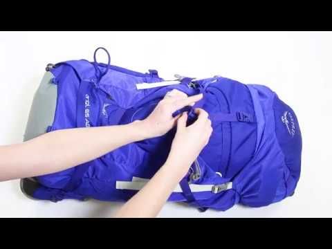 Women's trekking backpack Osprey Ariel 55 l blue 10002959 7
