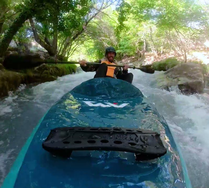 Aqua Marina Versatile/ Whitewater Kayak blue Steam-412 2-person inflatable kayak 13'6″ 18