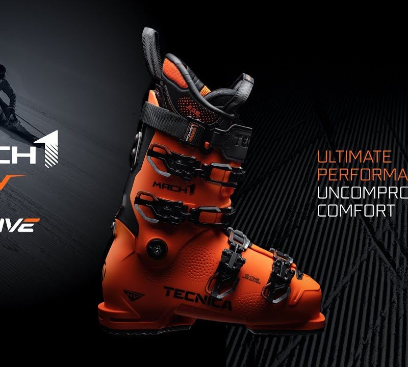 Men's Tecnica Mach1 130 MV ski boots orange 10193100D55 9