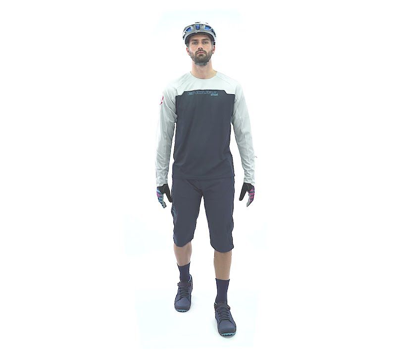 Endura MT500 Burner men's cycling longsleeve aubergine 12