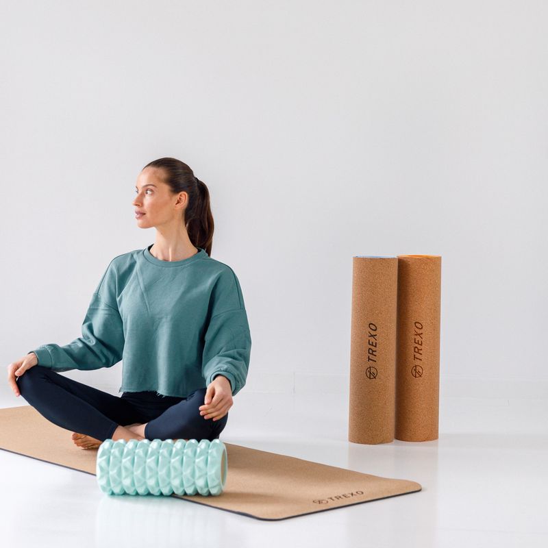 XTREXO EVA PVC massage roller green MR-EV01Z 11