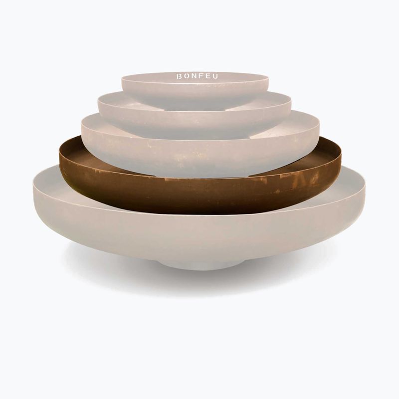 Outdoor fireplace BonFeu BonBowl corten 3
