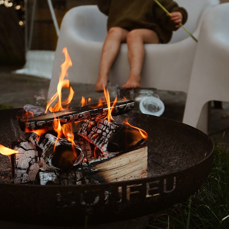 Outdoor fireplace BonFeu BonBowl corten 9