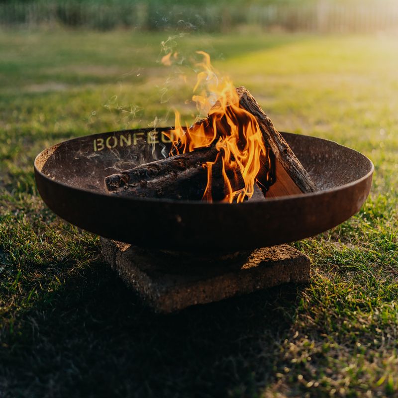 Outdoor fireplace BonFeu BonBowl corten 11