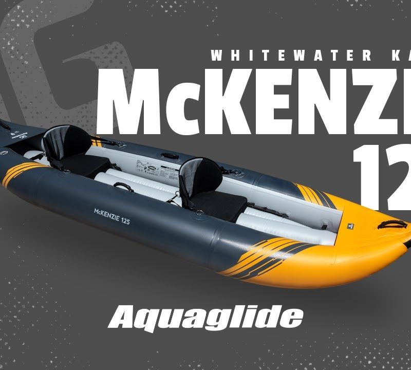 Aquaglide McKenzie 125 grey 584120129 2-person inflatable kayak 8