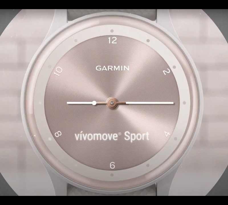 Garmin Vivomove Sport watch black 010-02566-00 8