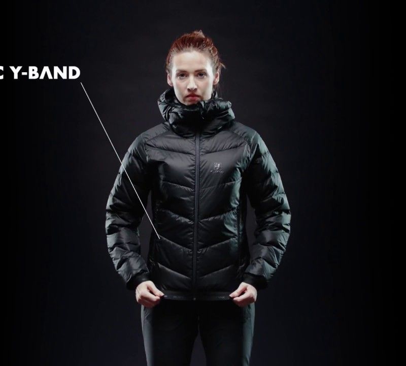 Women's down jacket BLACKYAK Niata orange 1811017H1 10