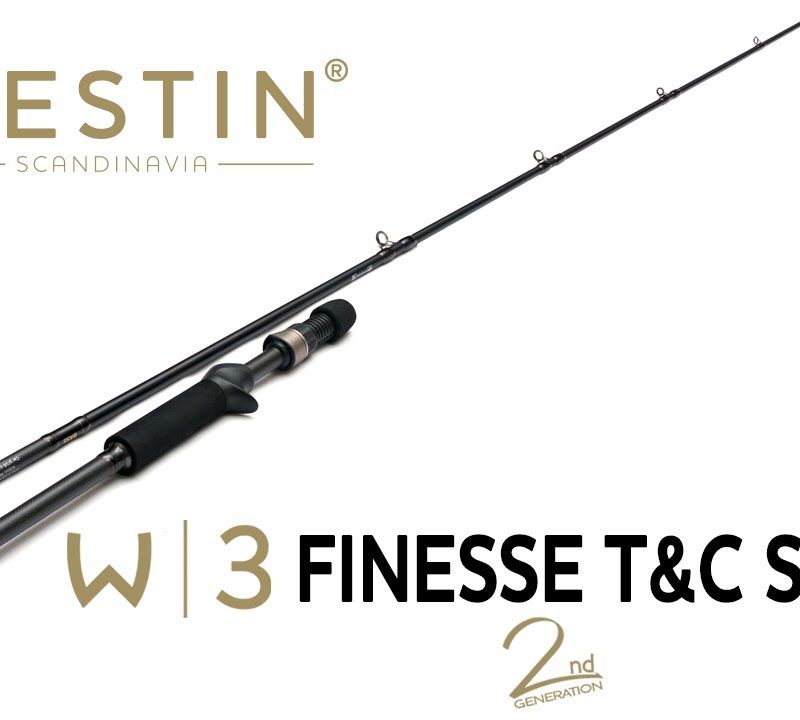 Westin W3 Finesse-T T&C 2nd 2sec spinning rod black W361-0712-ML 9