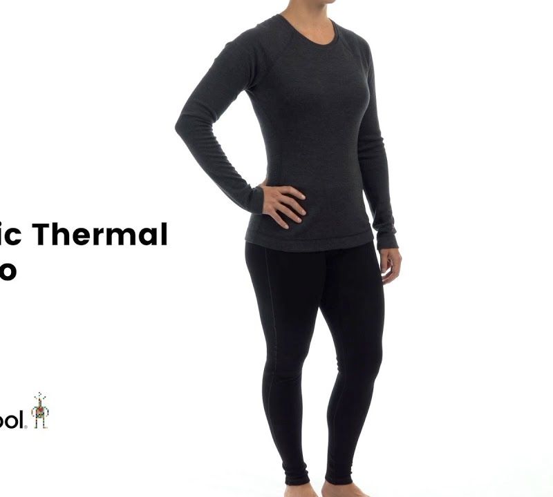 Women's thermal base layer sweatshirt Smartwool Merino 250 Baselayer Crew Boxed twilight blue heather 6