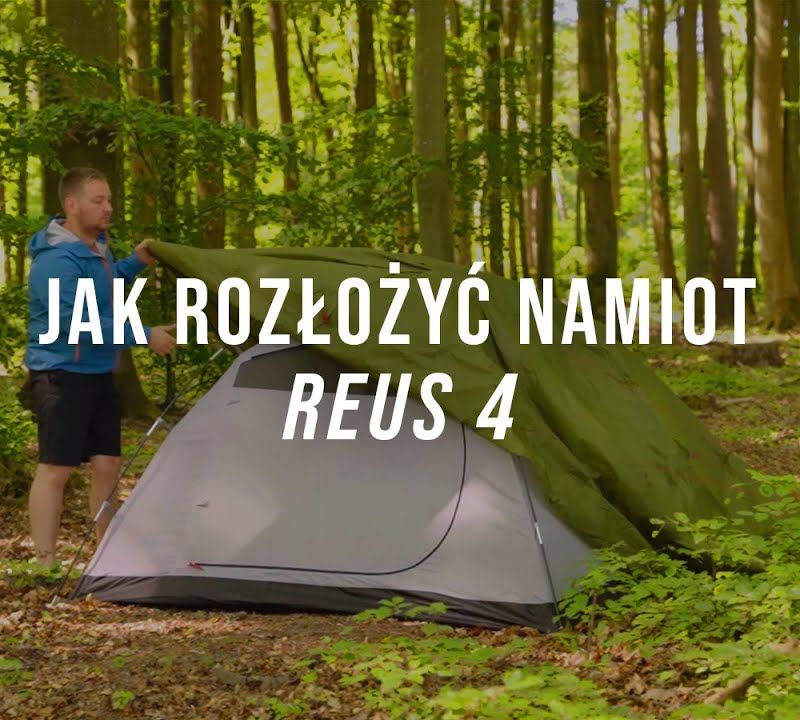 Alpinus Reus 4 4-person hiking tent green 13