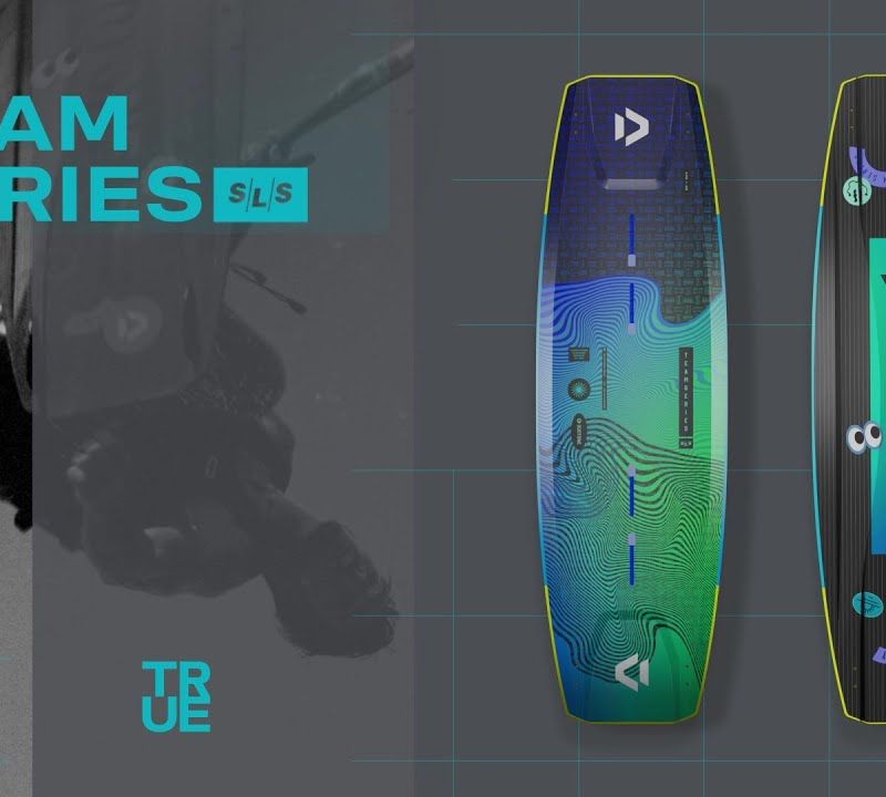 DUOTONE Kite TT Team Series SLS 2023 kiteboard + WK 3.5 fins colour 44230-3423 9