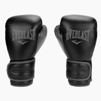 Everlast Powerlock PU men's boxing gloves black EV2200