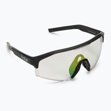 Bollé Lightshifter black matte/phantom clear green photochromic sunglasses