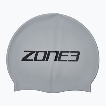 ZONE3 silver swimming cap SA18SCAP116_OS