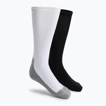 Men's tennis socks HYDROGEN 2 pairs black/white T00306077