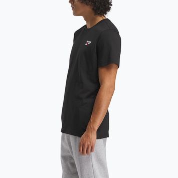 Men's T-shirt Reebok Identity Small Logo Tee black/white/vector red