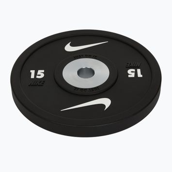 Obciążenie bumperowe Nike Strength Pro Urethane Bumper Plates 15 kg black