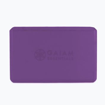 Yoga block Gaiam Essentials violet