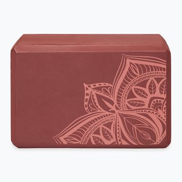 Yoga block Gaiam Intense Rust Sundial Point intense sundial point