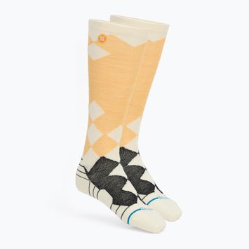 Stance Dymound Ultralight Wool Snow cream ski socks