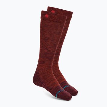 Stance Traveleer Mid Wool Snow rust ski socks