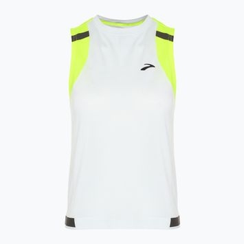 Women's Brooks Carbonite Tank running shirt icy grey/nightlife jacquard