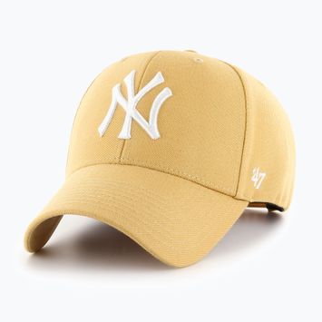 47 Brand MLB New York Yankees MVP light tan baseball cap