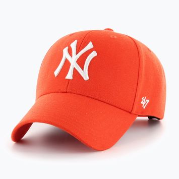 47 Brand MLB New York Yankees MVP vibrant orange baseball cap