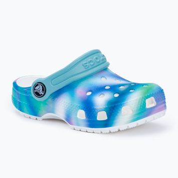 Crocs Classic Solarized Clog white/multi children's flip-flops
