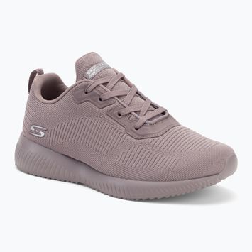 Women's SKECHERS Bobs Sport Squad Tough Talk mauve shoes