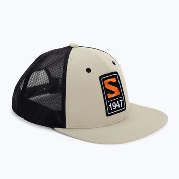 Salomon Trucker baseball cap beige and black LC1680400