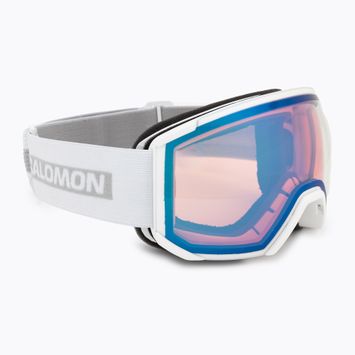 Salomon Radium Photo ski goggles white/blue