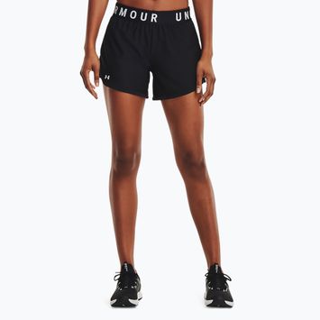 Under Armour Play Up 5 In women's training shorts black/black/white