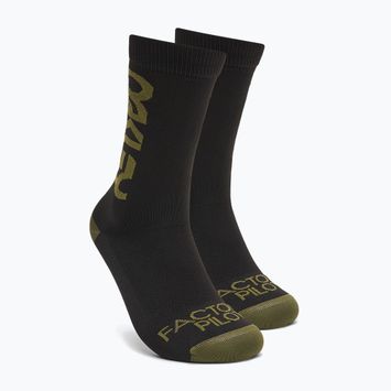 Oakley Factory Pilot MTB cycling socks black/new dark brush