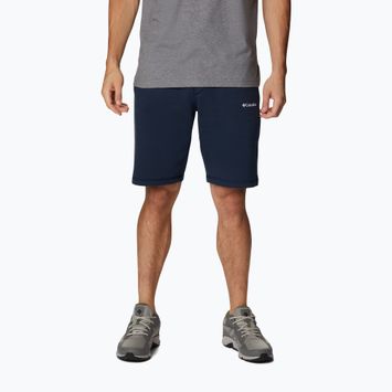Men's Columbia Logo Fleece trekking shorts navy blue 1884601464