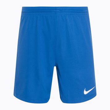 Women's Nike Dri-FIT Park III Knit Football Shorts royal blue/white
