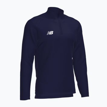 Men's New Balance Football Sweatshirt Training 1/4 Zip Knitted navy blue EMT9035NV