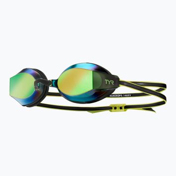 TYR Blackops 140 Ev Racing Mirrored fluo green/black swimming goggles