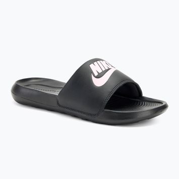 Nike Victori One Slide black/black/violet women's flip-flops