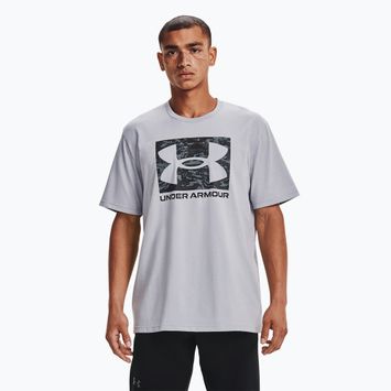 Under Armour ABC Camo Boxed Logo mod gray light heather/black men's training t-shirt