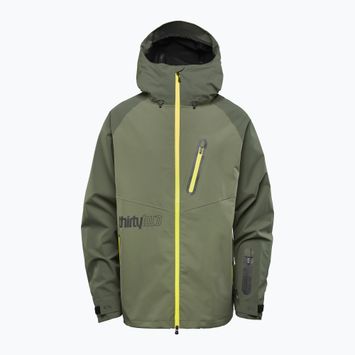 Men's snowboard jacket ThirtyTwo Grasser military