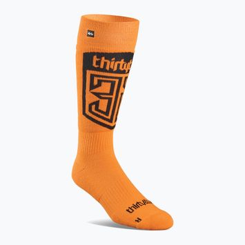 Men's ThirtyTwo Slush orange snowboard socks