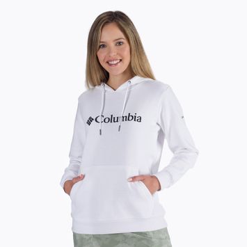 Women's trekking sweatshirt Columbia Logo white 1895751