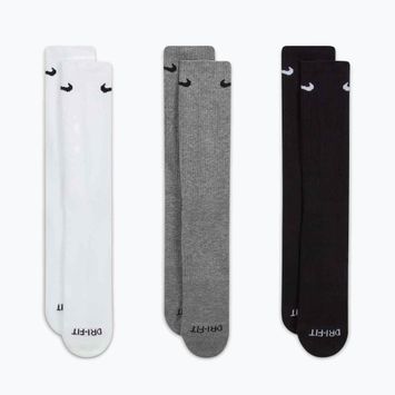 Socks Nike Everyday Plus Cushioned 3 pairs multi-color/white/grey/black