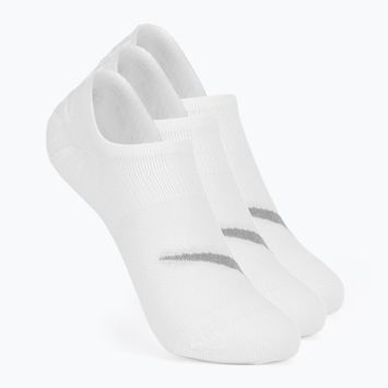 Women's socks Nike Everyday Plus Lightweight Footie 3 pairs white/wolf-grey