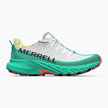 Merrell Agility Peak 5 white/turquoise men's running shoes