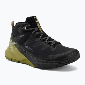 Men's trekking boots KEEN Targhee Apex Mid Wp black/golden cypress