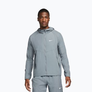 Men's running jacket Nike Repel Miler smoke grey/smoke grey