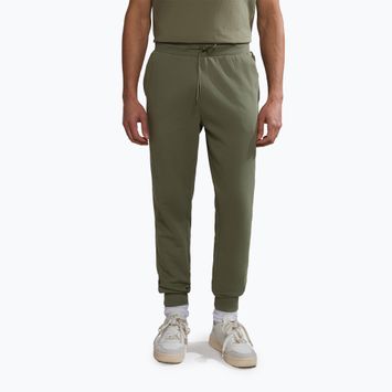 Men's Napapijri Malis Sum green lichen trousers